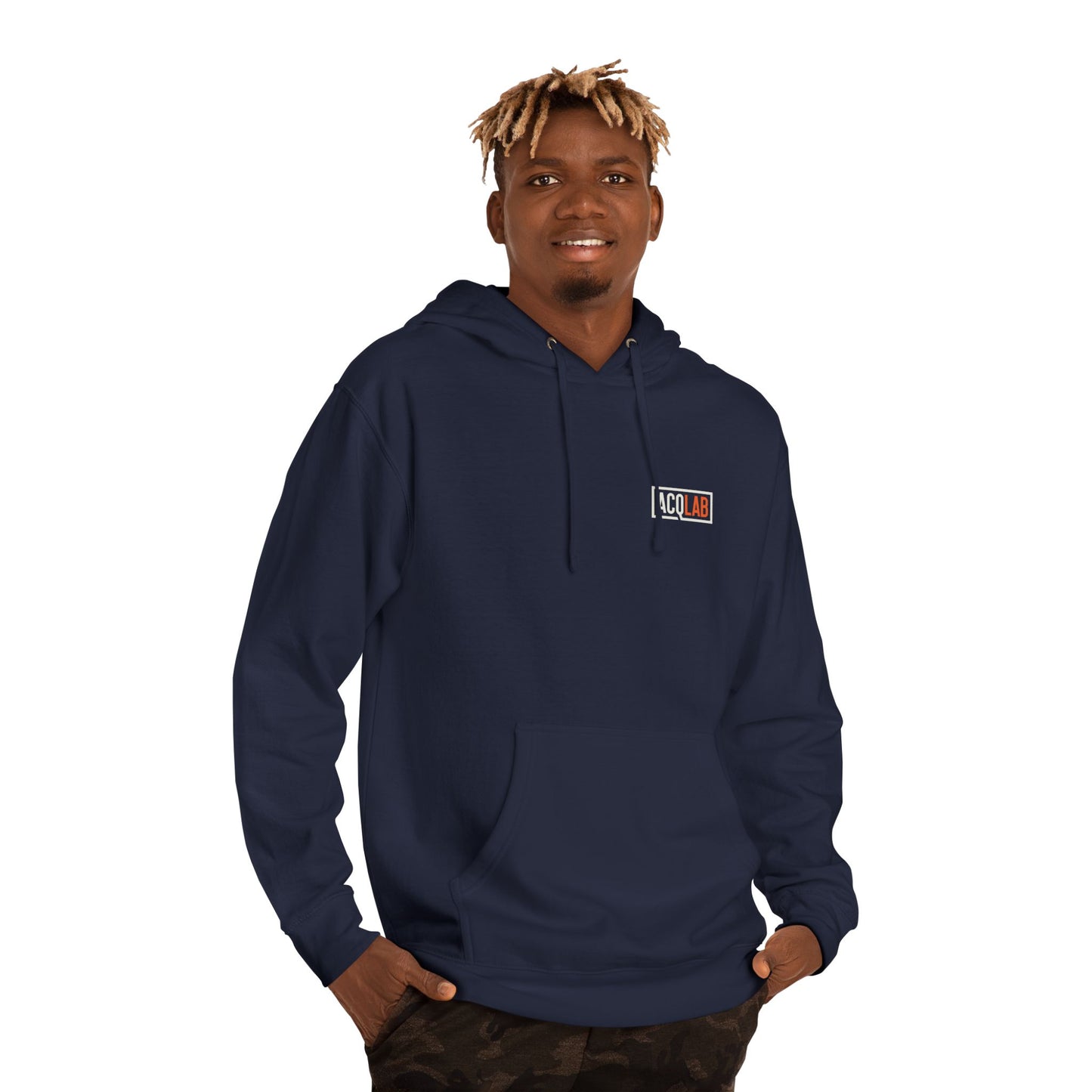 Unisex Hooded Sweatshirt - Navy Choose Your Hard