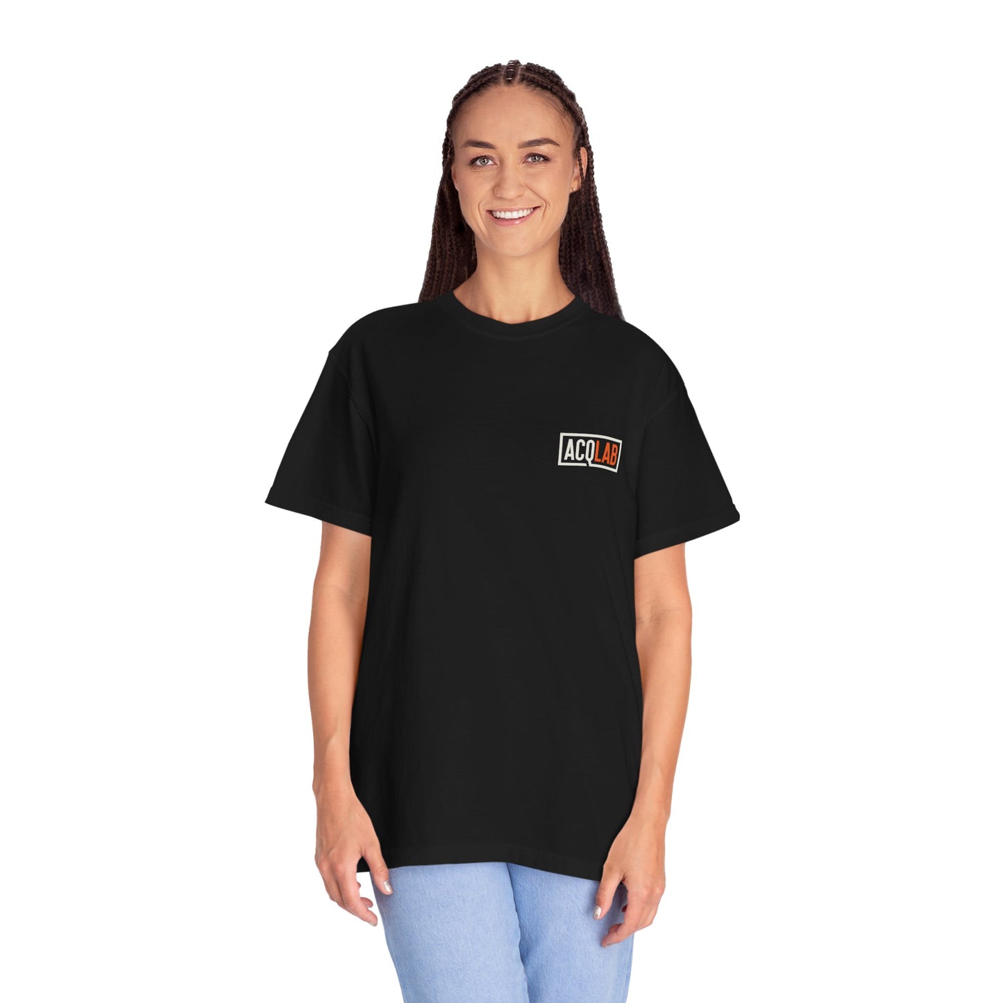 Unisex Garment-Dyed T-shirt - Black Take the Hidden Path