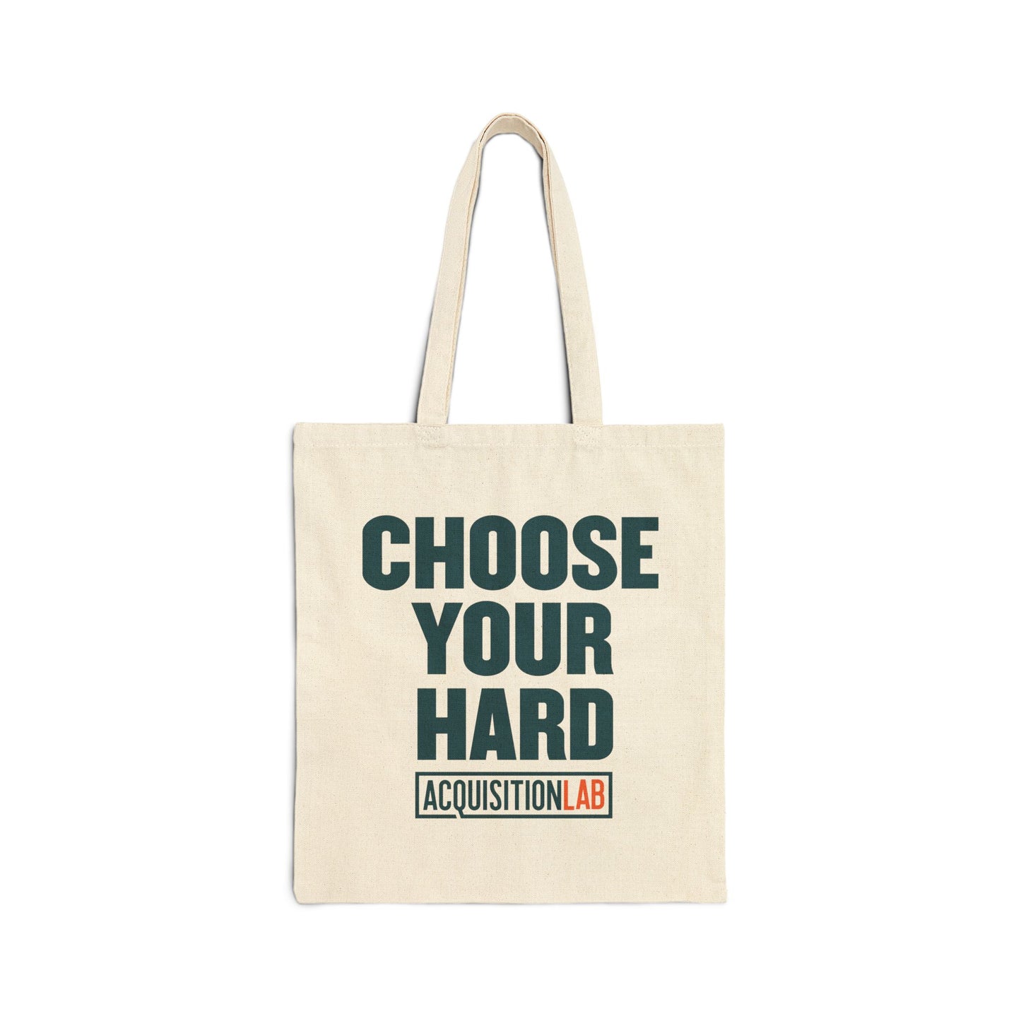 Cotton Canvas Tote Bag - Choose Your Hard